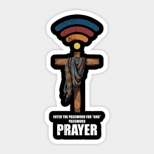 Wifi GOD Has the Password PRAYER Sticker